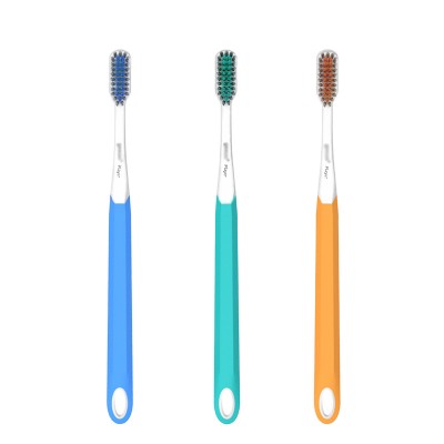 Premium Interspace Fancy Training Toothbrush Travel Eco friendly Brush Tooth Deep Cleaner Smokers Custom Color Toothbrush