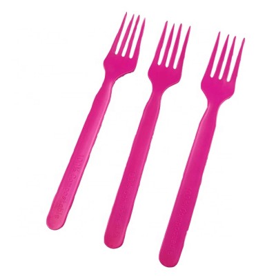 LULA Light Weight Custom Biodegradable Eco Forks Compostable Corn Starch Custom Made Disposable Fork