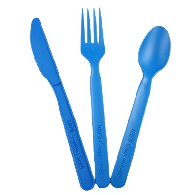 LULA 7 Inch CPLA Eco Cutlery Set Disposable Biodegradable Corn Starch Cutlery